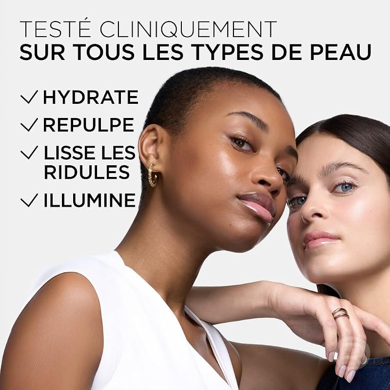 L'Oréal Paris Revitalift Filler Glass Skin Crème Hydratante Éclat 70ml