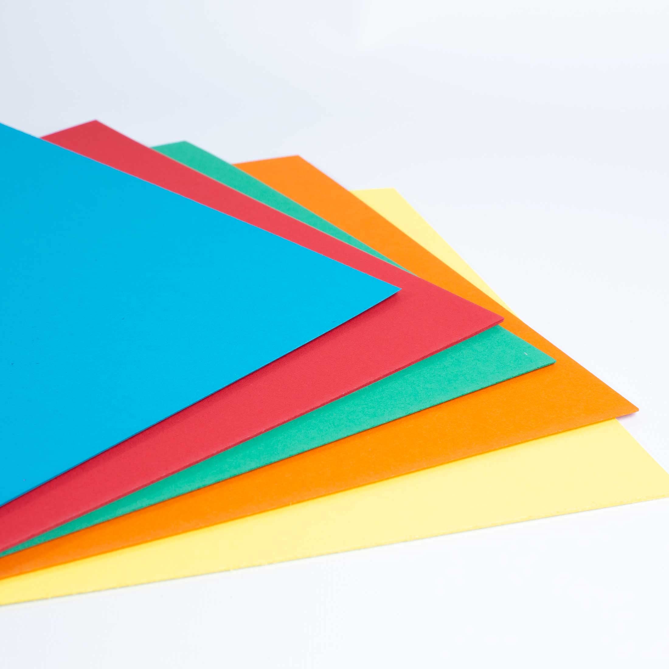 House of Card & Paper A2 160 GSM Card - Assorted Bright Card (Pack of 50 Sheets)