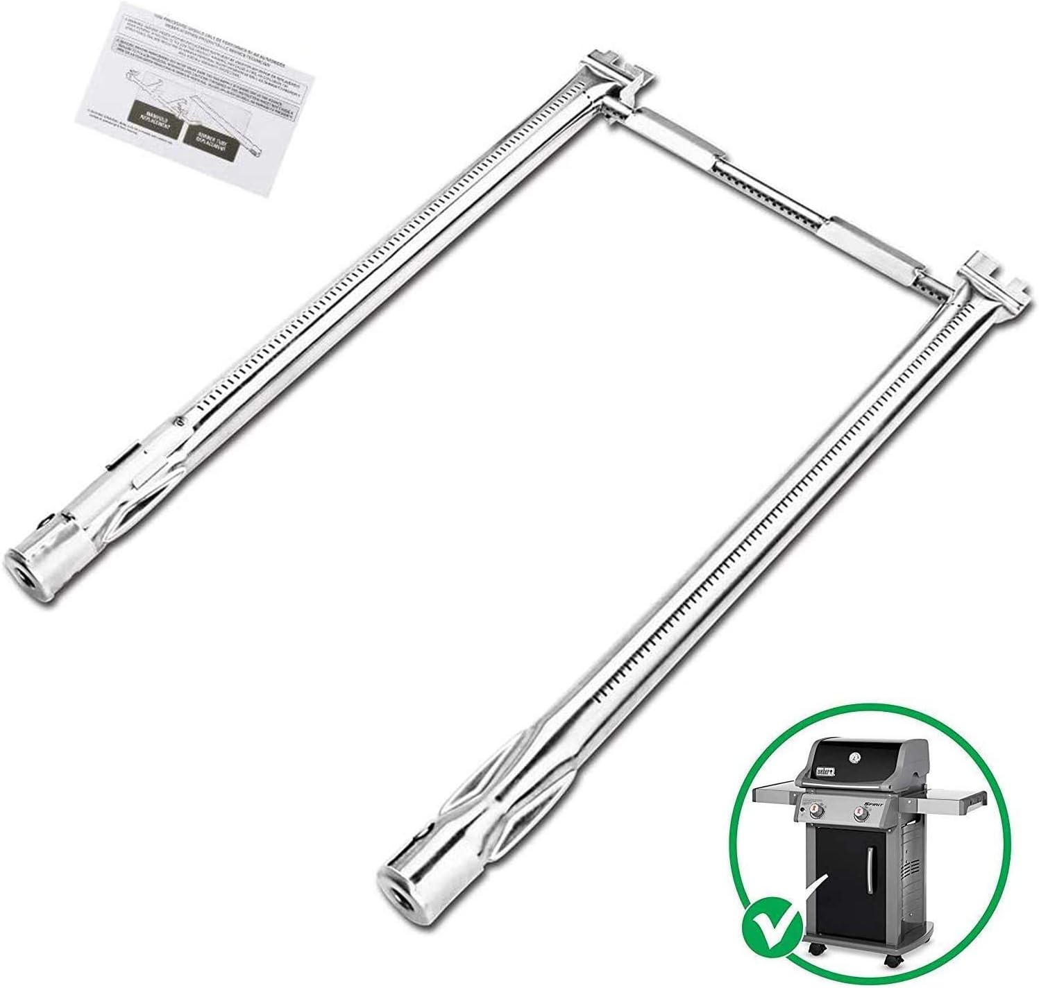GFTIME 69785 45.7CM Grill Burner Tube Spare Parts for Weber Spirit E-210, E-220, S-210, S-220