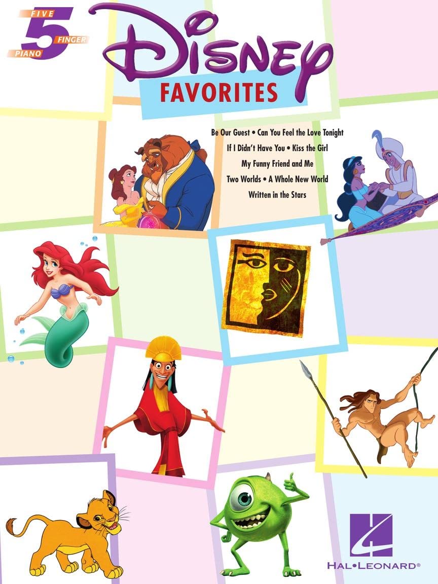 Disney Favourites Five Finger Piano Pf: 8 Songs for Beginners