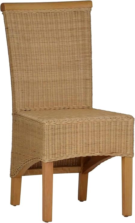 Miamobel Esszimmerstuhl 49x98x49 Cm Modern Massivholz Rattan Pinie Rattan Natur Amazon De Kuche Haushalt
