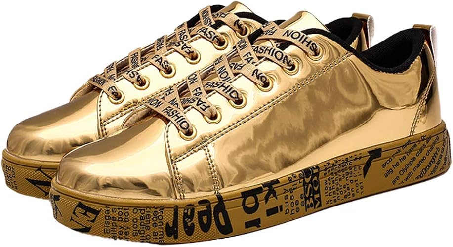 Amazon Miaomise ペアルック スニーカー カップル ペアシューズ ペア お揃い Shoes 運動靴 レースアップ ダンス靴 ヒップホップ メンズシューズ レディース ファッション 男女兼用 韓国風 オシャレ 結婚記念日 結婚お祝い プレゼント Miaomise スニーカー