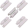UHPPOTE Window Door Sensor Magnetic Contact Normal Closed Wired Screw-Terminal Surface-Mount Magnetic Contact Security (5 Pack)