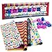 Birthday Wrapping Paper - Gift Wrapping Paper - Premium Quality Gift Wrap Paper - 2.5 FT x 10 FT Per Roll, Includes 7 Bows and 2 Ribbons