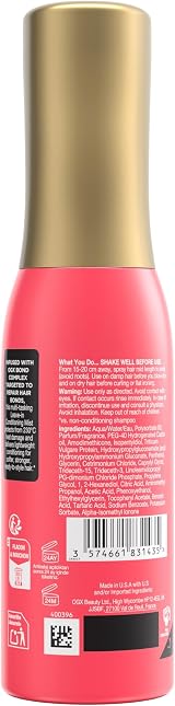 OGX Bond Protein Repair Leave-In Mist 193ml Heat Protect 230C view 2