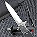 TEK Tactical Spring Assisted Everyday Carry EDC Folding Pocket Knife I 8Cr13MoV Razor Sharp Drop Point Blade