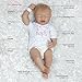 Paradise Galleries Reborn Baby Doll in Silicone Vinyl, 17.5 Inch Sleeping Newborn Girl Baby Bundles: I Love Naps, 7-Piece Ensemble