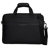Tommy Hilfiger Men's Repreve Laptop Bag With Zipper and Adjustable Strap