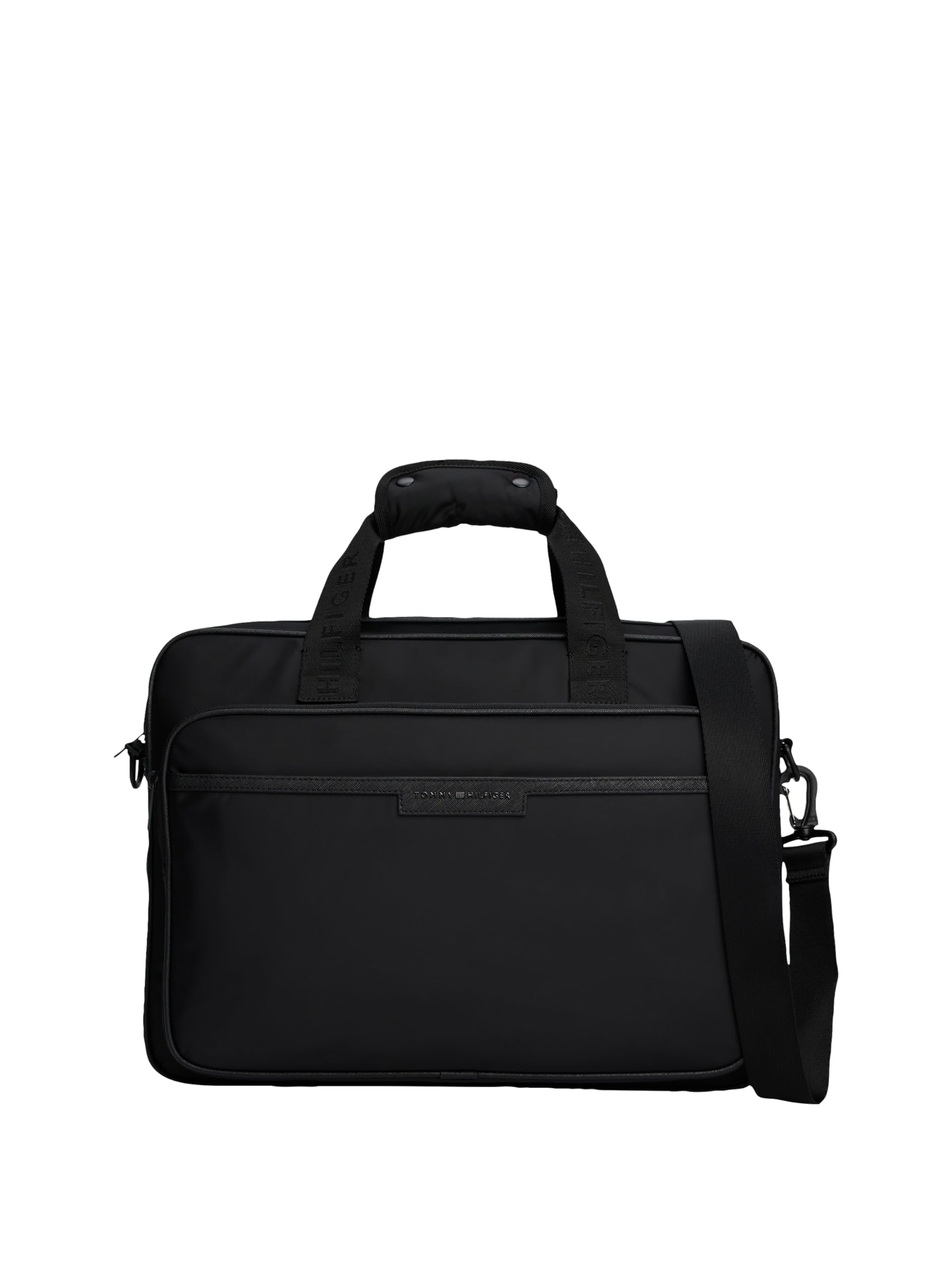 Tommy Hilfiger Mens Repreve Computer Bag, BLACK One