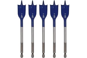 Tovyvw Pack of 5 DSB1011B Bits 7/8 in. x 6 in. Daredevil Spade Bits Replacement Part New for Bosch