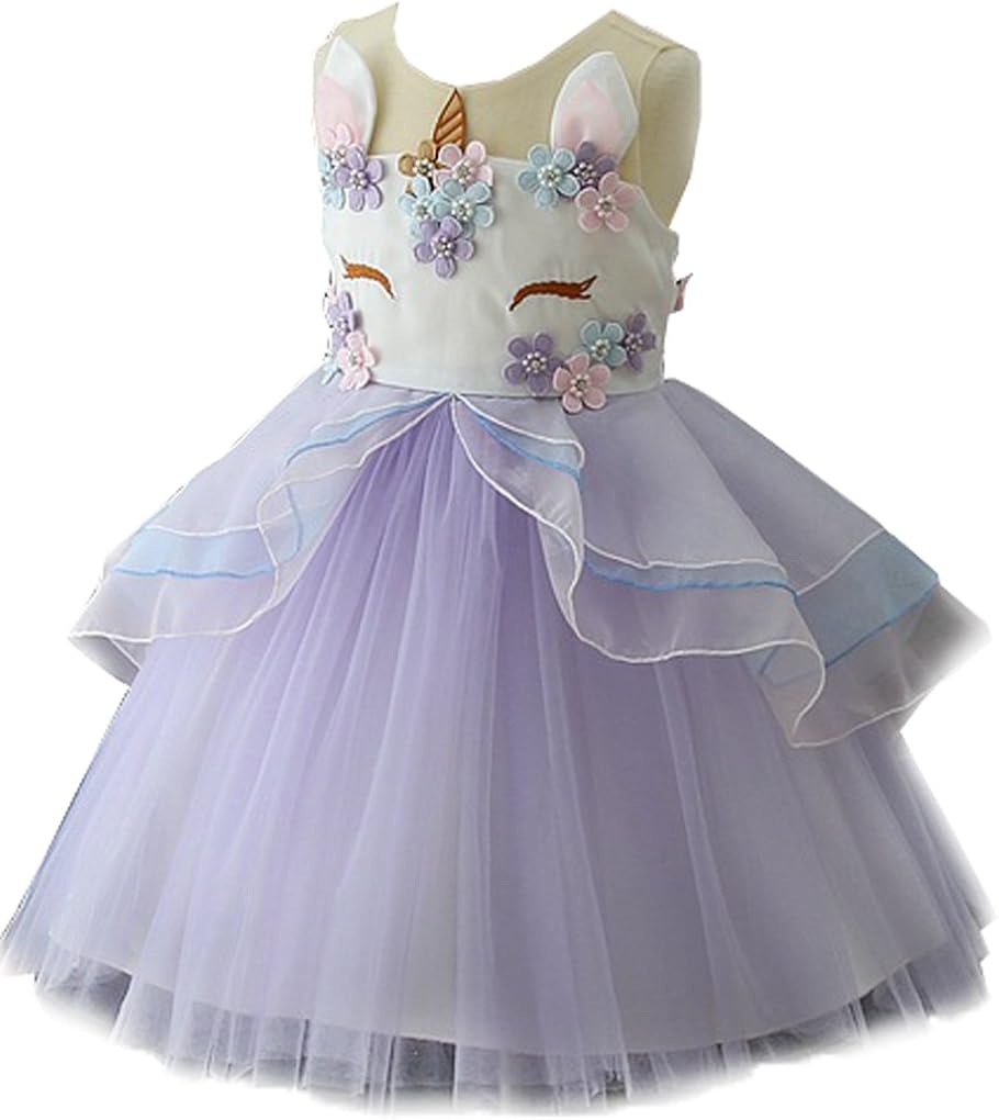big girls unicorn dress