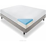 LUCID 12 Inch Memory Foam Mattress - Dual-Layer - CertiPUR-US Certified - 25-Year Warranty - Queen