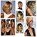 Ombre 1B 27 Human Hair Short Body Wave Bundles Two Tone Brazilian Hair 6