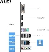 MSI PRO B760M-P Micro-ATX Motherboard LGA1700 DDR5 PCIe 4.0 M.2 2x Gen4 view 6