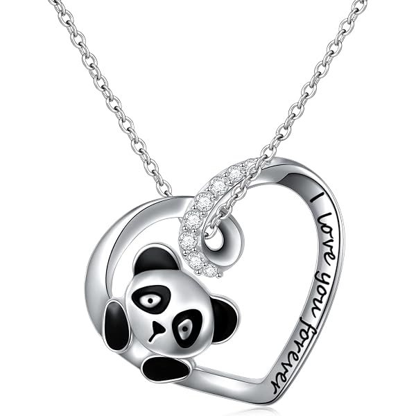 DAOCHONG S925 Sterling Silver Best Friend Necklace Set - 2 Piece Heart & Rose Pendant Friendship BFF Jewelry - View #8
