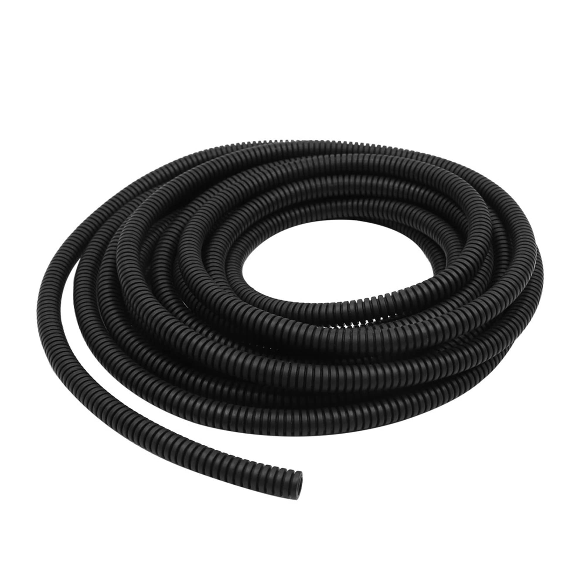 X AUTOHAUX 16.4ft 7mm Wire Loom Tubing Auto Wire Conduit Flexible Cable