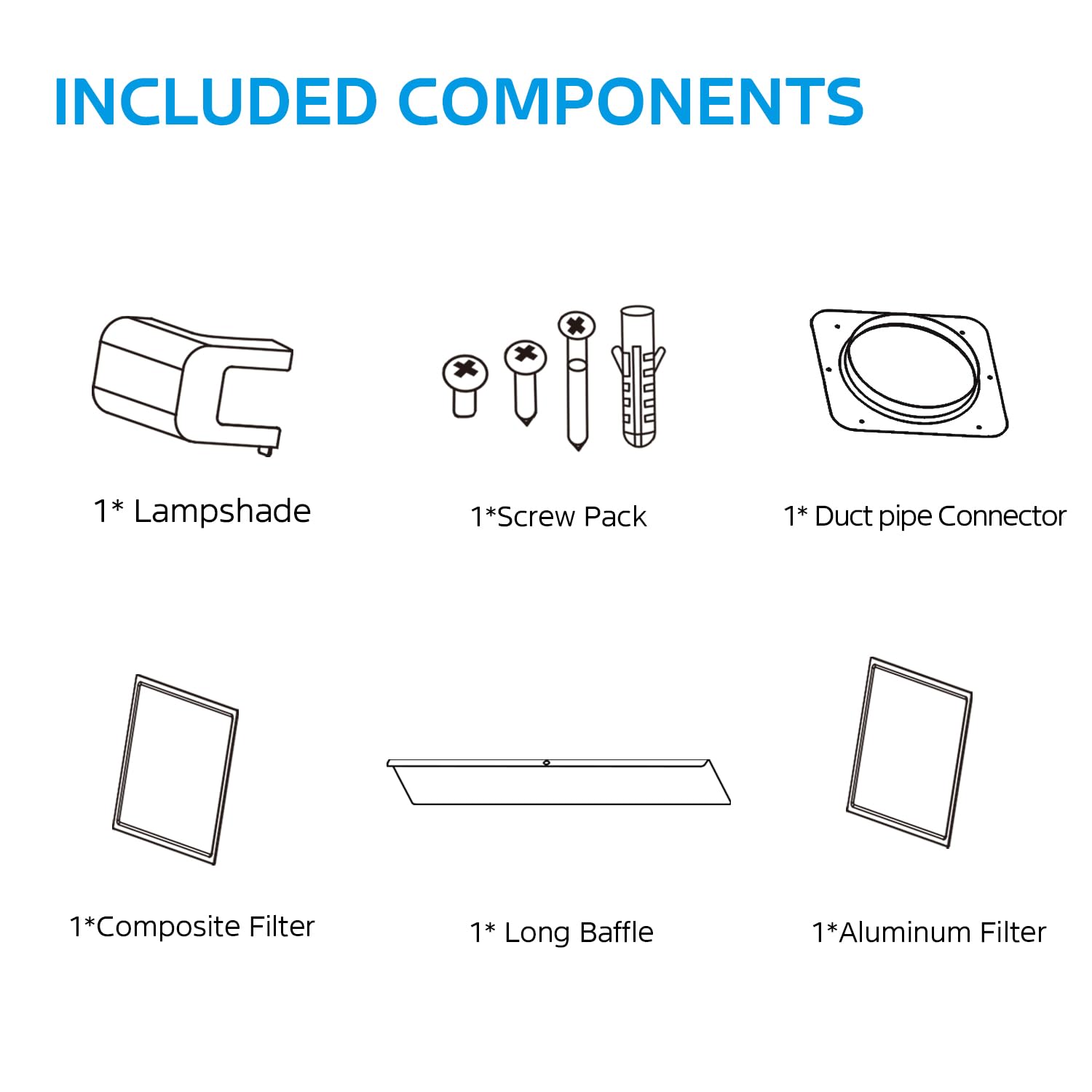 Midea MVU30W2AST Range 30 Inch Under Cabinet Vent Ductless Convertible with Durable Stainless Steel, 200 CFM Kitchen Hood with 2 Reusable Filter, 2 Speed Exhaust Fan
