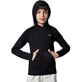 Heathyoga Rash Guard for Boys Swim Shirt UPF 50+ UV Sun Protection Hooded Fishing Shirt with Pocket for Toddler Kid