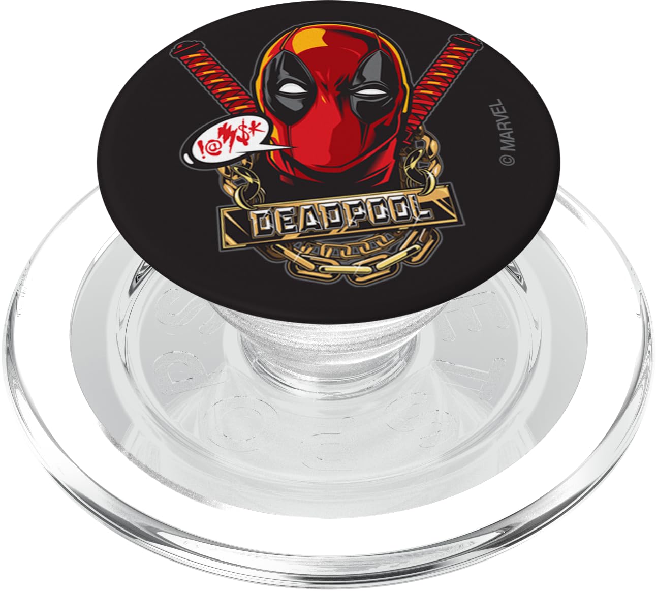 Marvel Deadpool Wade Wilson Swords and Chains PopSockets PopGrip for MagSafe