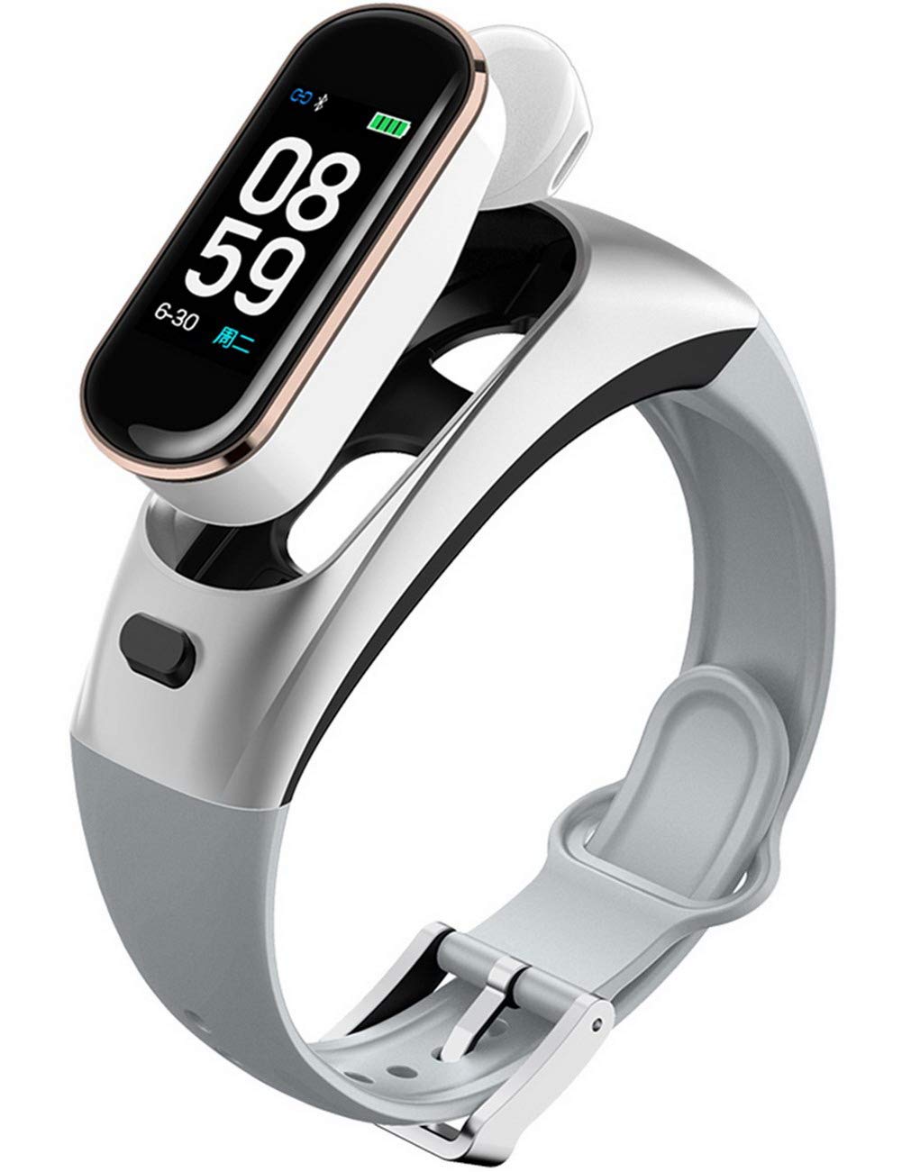 Dispositivi elettronici HYK Smart Band Fitness Tracker Auricolare Bluetooth  2 in 1 con monitoraggio della Pressione sanguigna e della frequenza  cardiaca Sport e tempo libero jutshi.ru