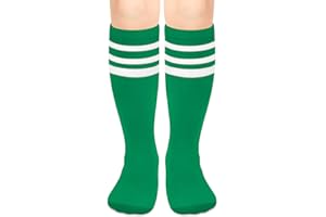 Olreco 1 Pack Toddler Kids Youth Soccer Socks Girls Boys Baseball Socks Youth Knee High Softball Football Accessories Cotton