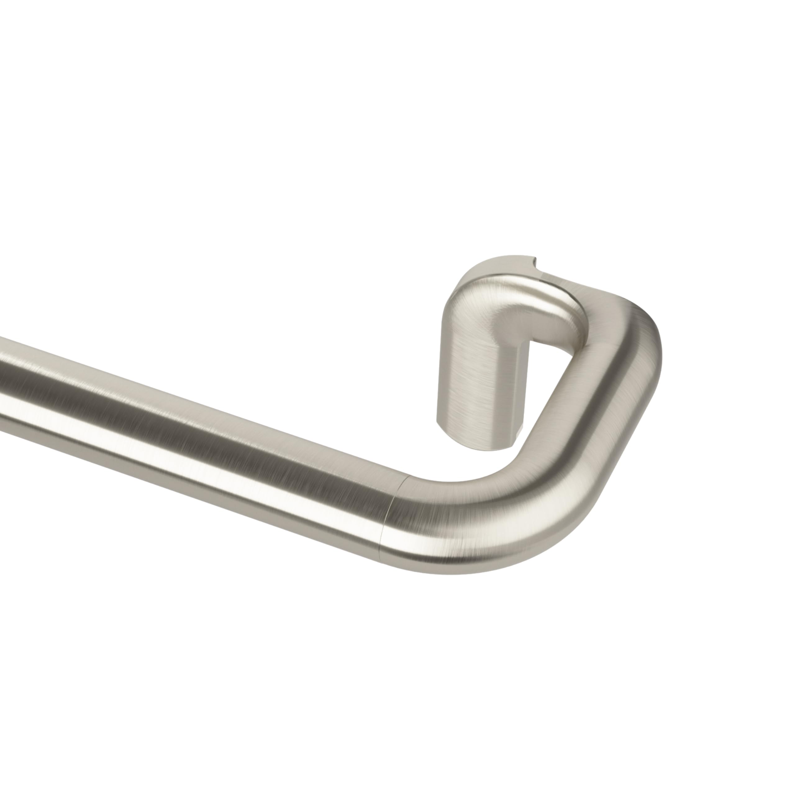 Umbra Twilight Curtain Rod Set – Wrap Around Design Ideal for Blackout or Room Darkening Panels, 30 to 84 Inches, Nickel