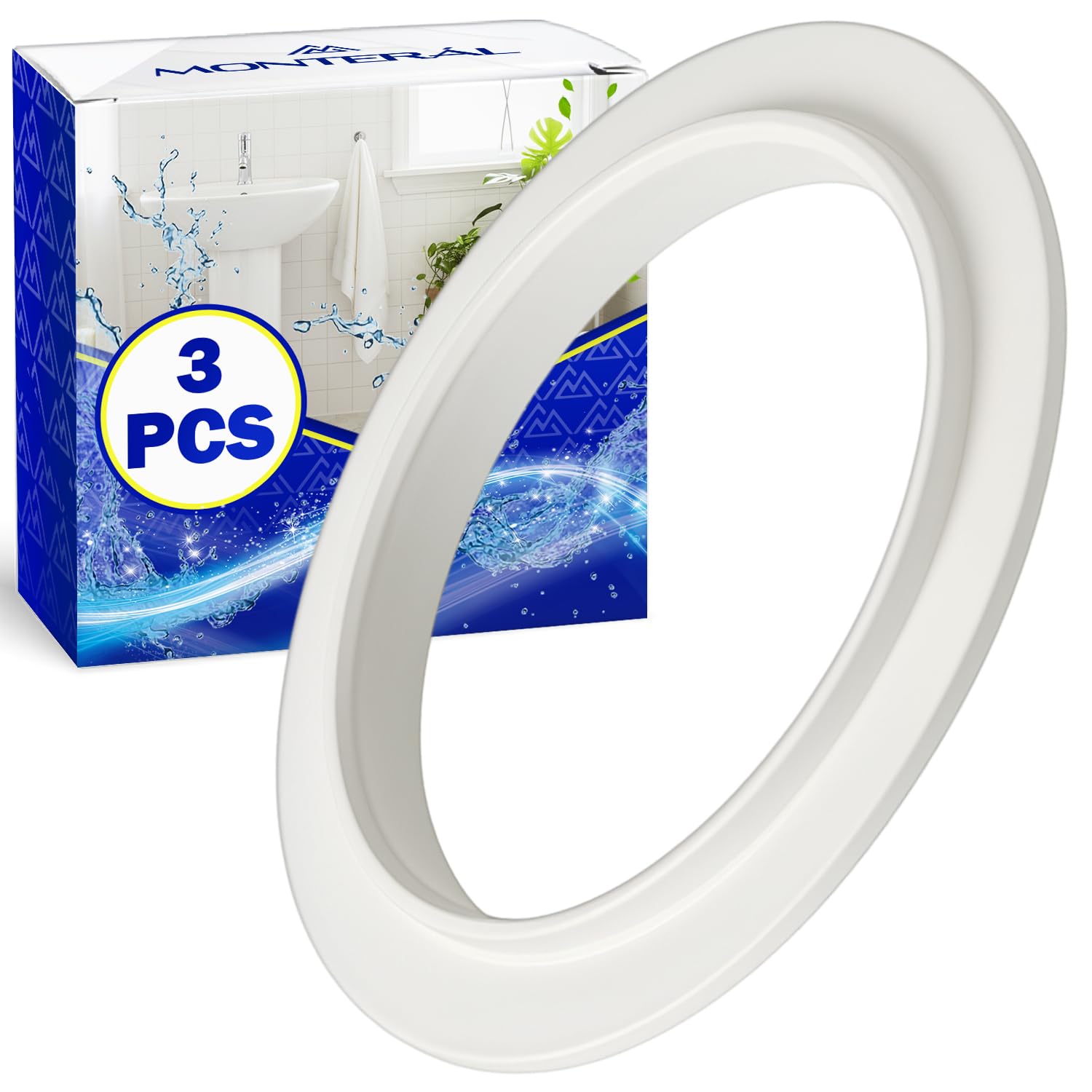 3 Pieces Sink Plug Rubber Seal for Pop Up Sink Plug - MONTERAL