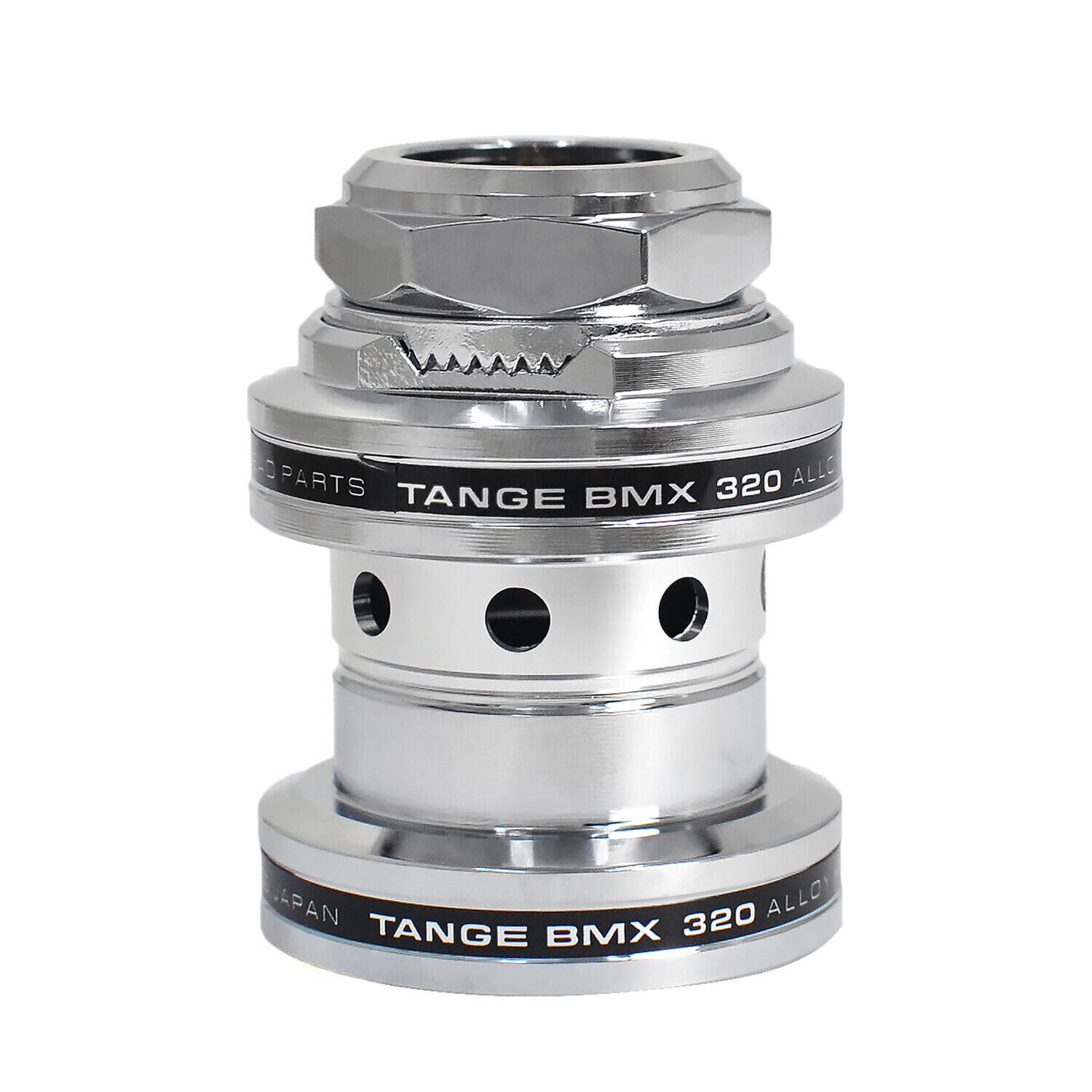 Tange MX320 Headsets Old School BMX 1" Threaded 32.7mm Cup, Super Polish Silver, TAS2958