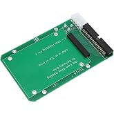 Zunate Laptop SATA to IDE Adapter, 2.5 to 3.5 IDE to SATA Adapter, 2.5 Inch 44 Pin Hard Disk Drive Laptop IDE to 40 Pin 3.5 Inch Desktop PC PATA Port Converter Card Adapter