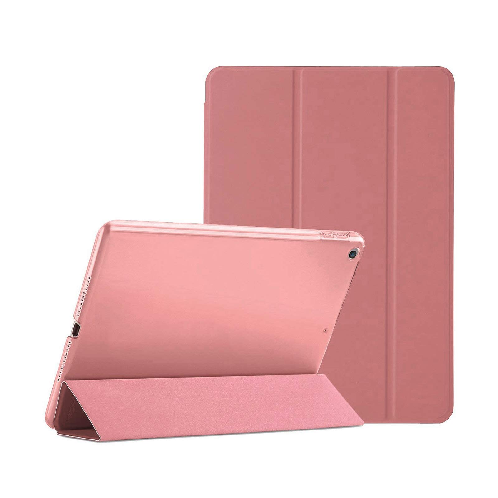 Smart Case For Apple iPad 9th Generation 10.2 (2021) Model A2603 and A2604 Magnetic Stand Cover (Pink)