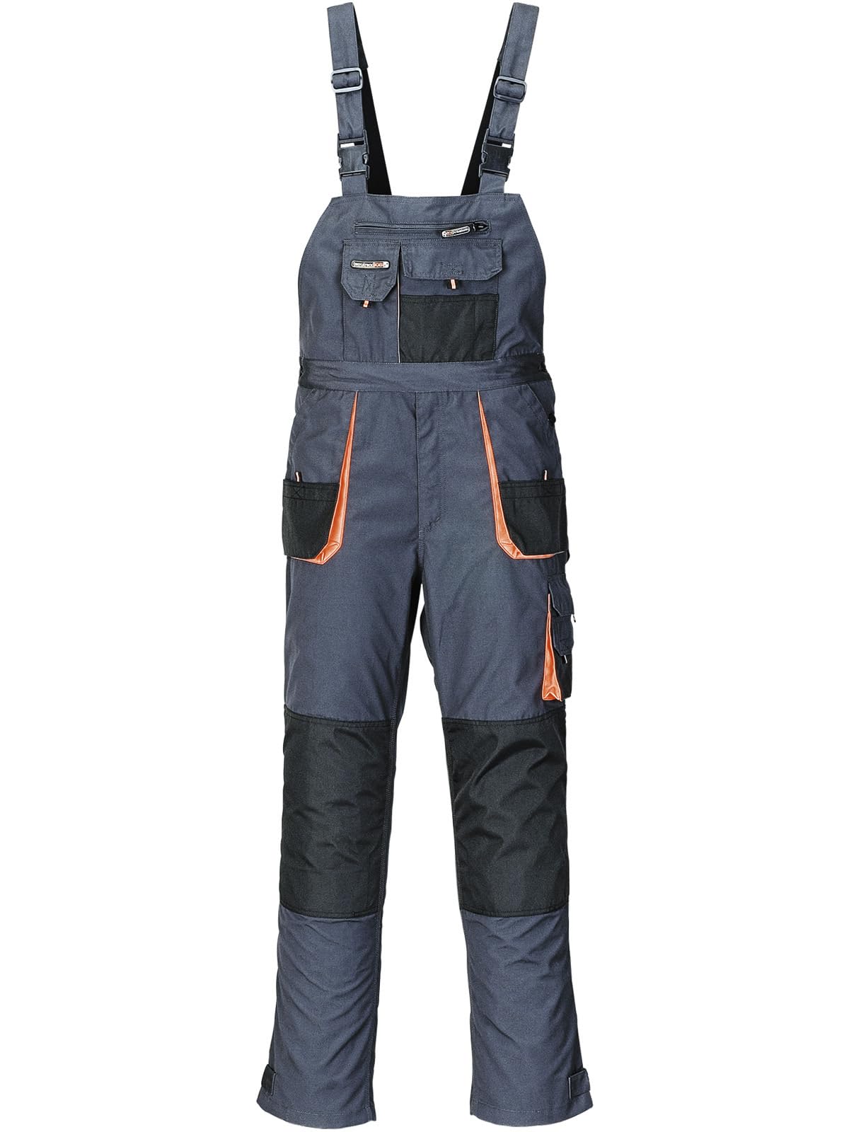Terratrend Job 3229-58-6310 Size 58 Men's Dungarees - Dark Grey/Black