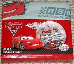 Amazon.com : Disney PIXAR Cars 2 FULL Sheet Set Lightning