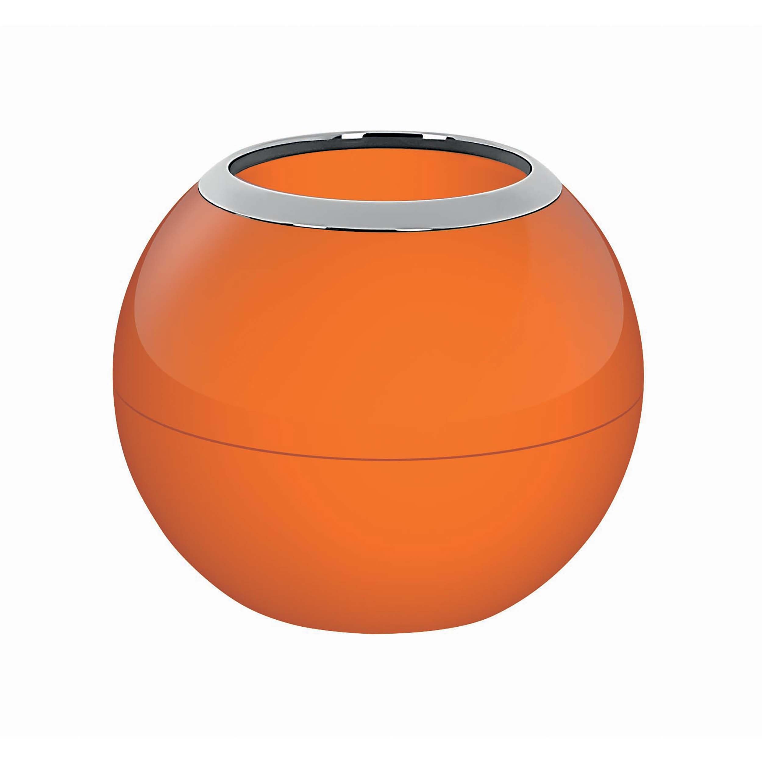 Spirella Polystyrene Bowl Shiny Tumbler, Orange
