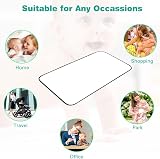 Lekebaby Portable Folding Nappy Change Mat Black 70x40cm Travel Pad view 5