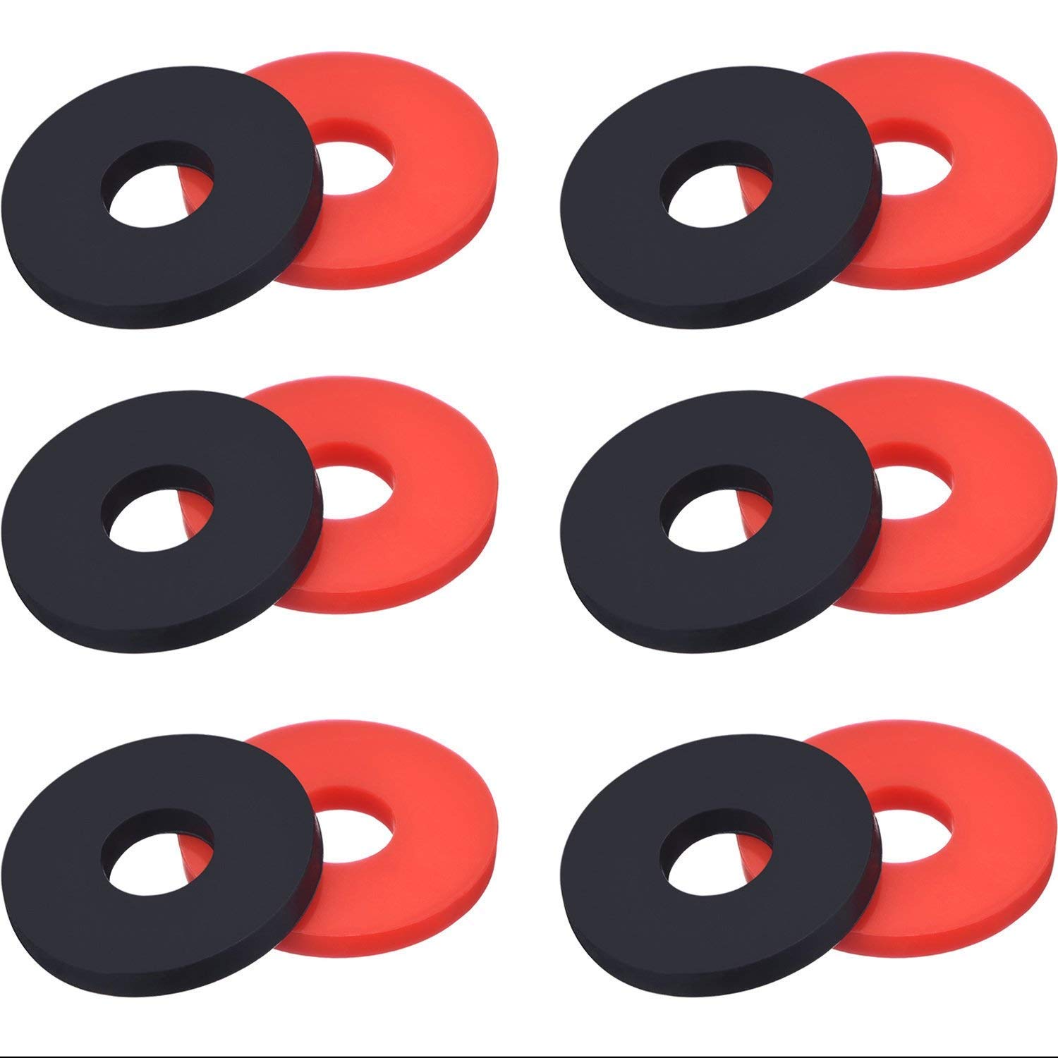 AKORD 6 Pair Strap Locks Guitar Protector Strap Blocks