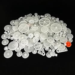 163PCS Small Motor Gears Plastic Gears for Motor RC