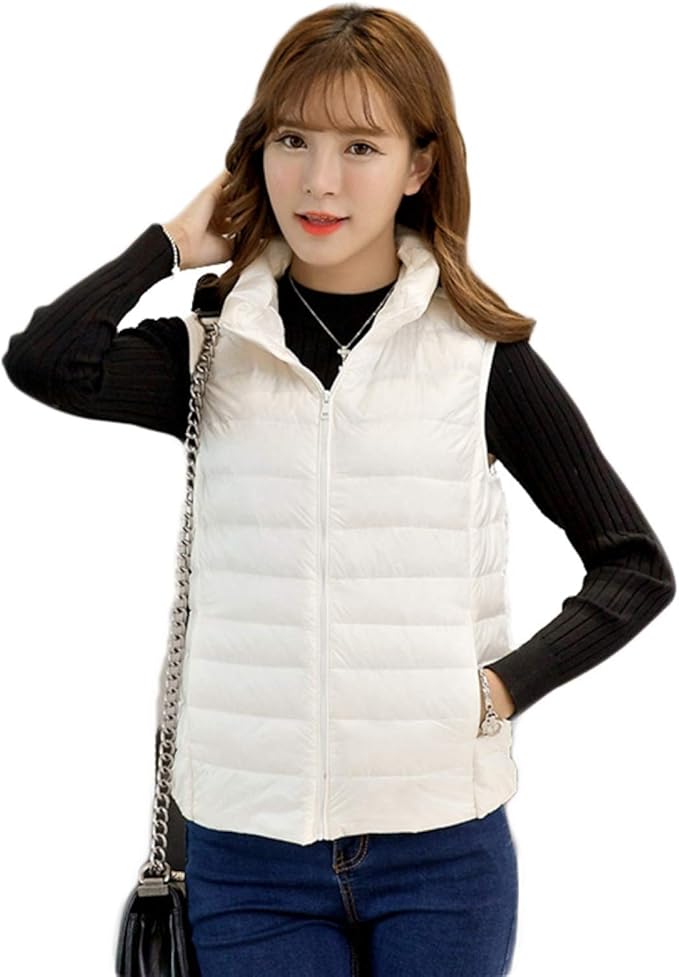 Amazon ダウン ベスト レディース ライト インナーダウン ベスト 登山 軽量 防寒 防風 暖かい 秋冬春 ダウンベスト ダウンベスト レディース ライト 軽量 防寒 ウルトラライト ダウン ベスト 無地 シンプル おしゃれ ベスト 通販