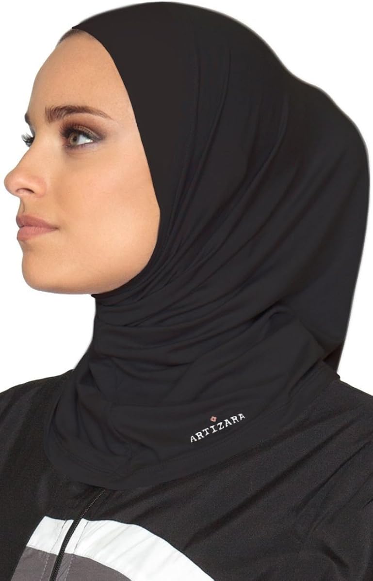 Artizara One Piece Stretch Sports Hijab, Athletic Hijab