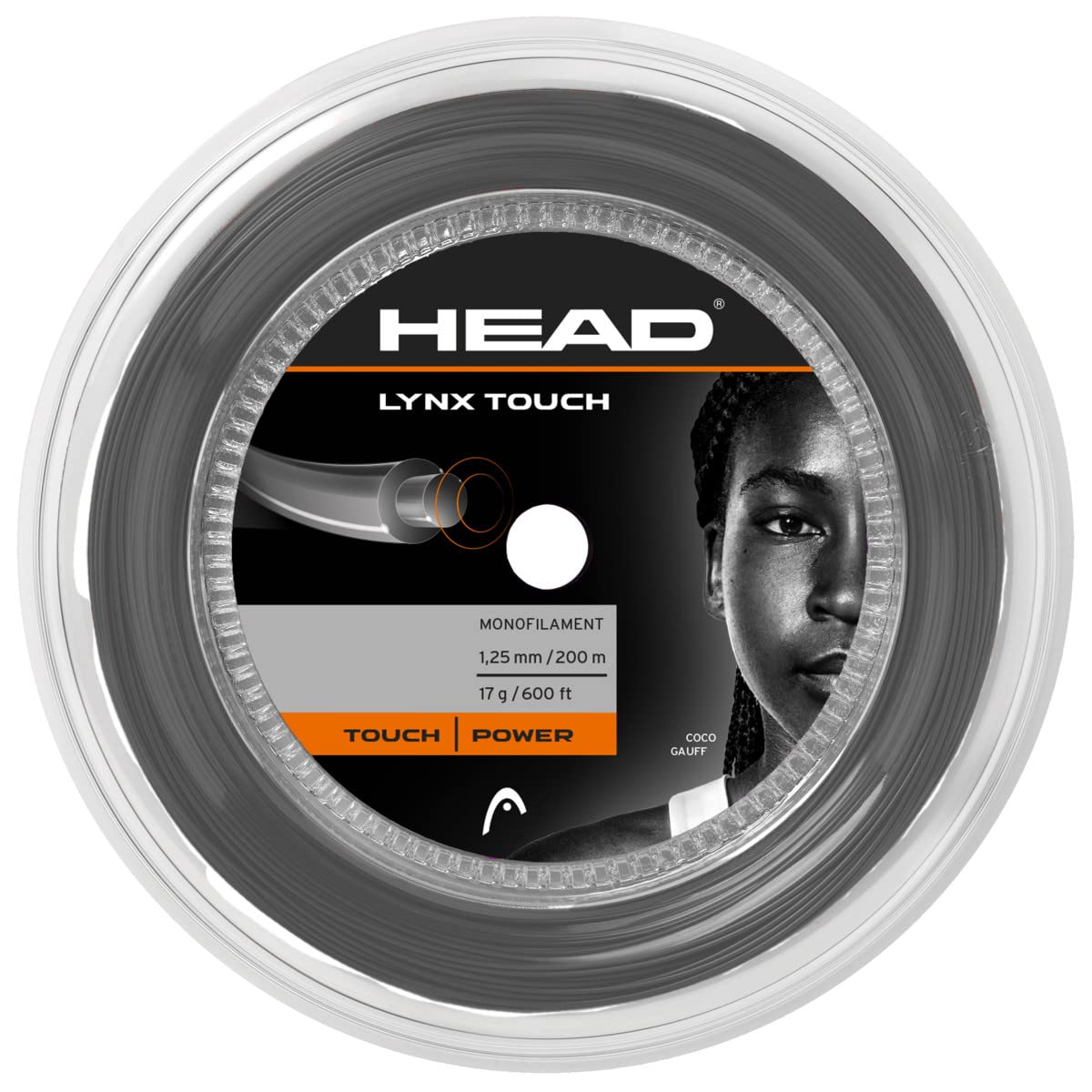 HEAD Lynx Touch 200m Reel Tennis String (16g)