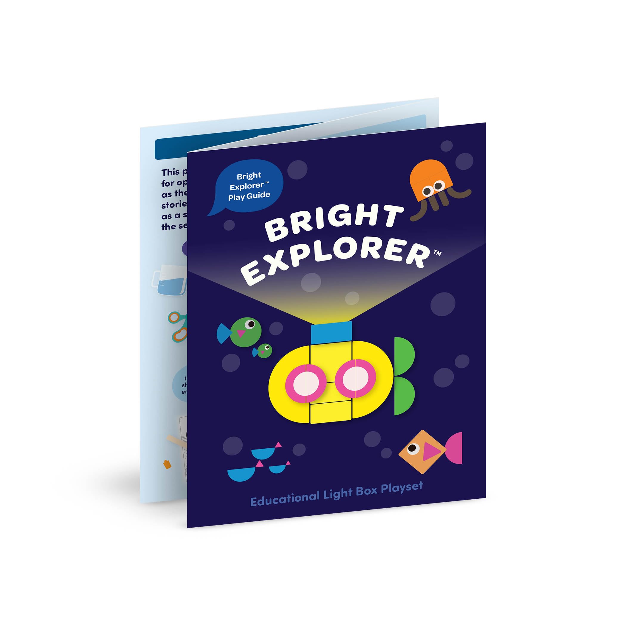 Battat Education Tracing Light Box for Kids – Sensory Light Up Board – Educational Toys for Toddlers – Includes Double – Sided Tracing Cards – Bright Explorer