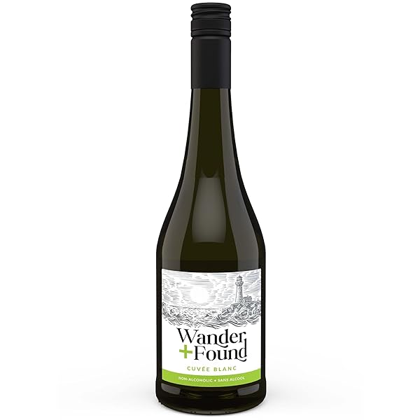 WANDER + FOUND NON-ALCOHOLIC WINE, CUVEE BLANC, AWARD...