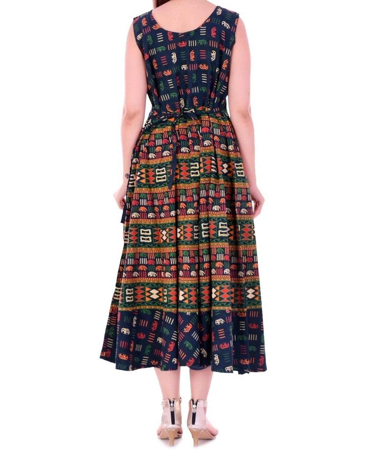 indian craft castle icc pink long jaipuri printed hand block pattern jaipuri dress woman cotton women dress kurtis dress cotton free size