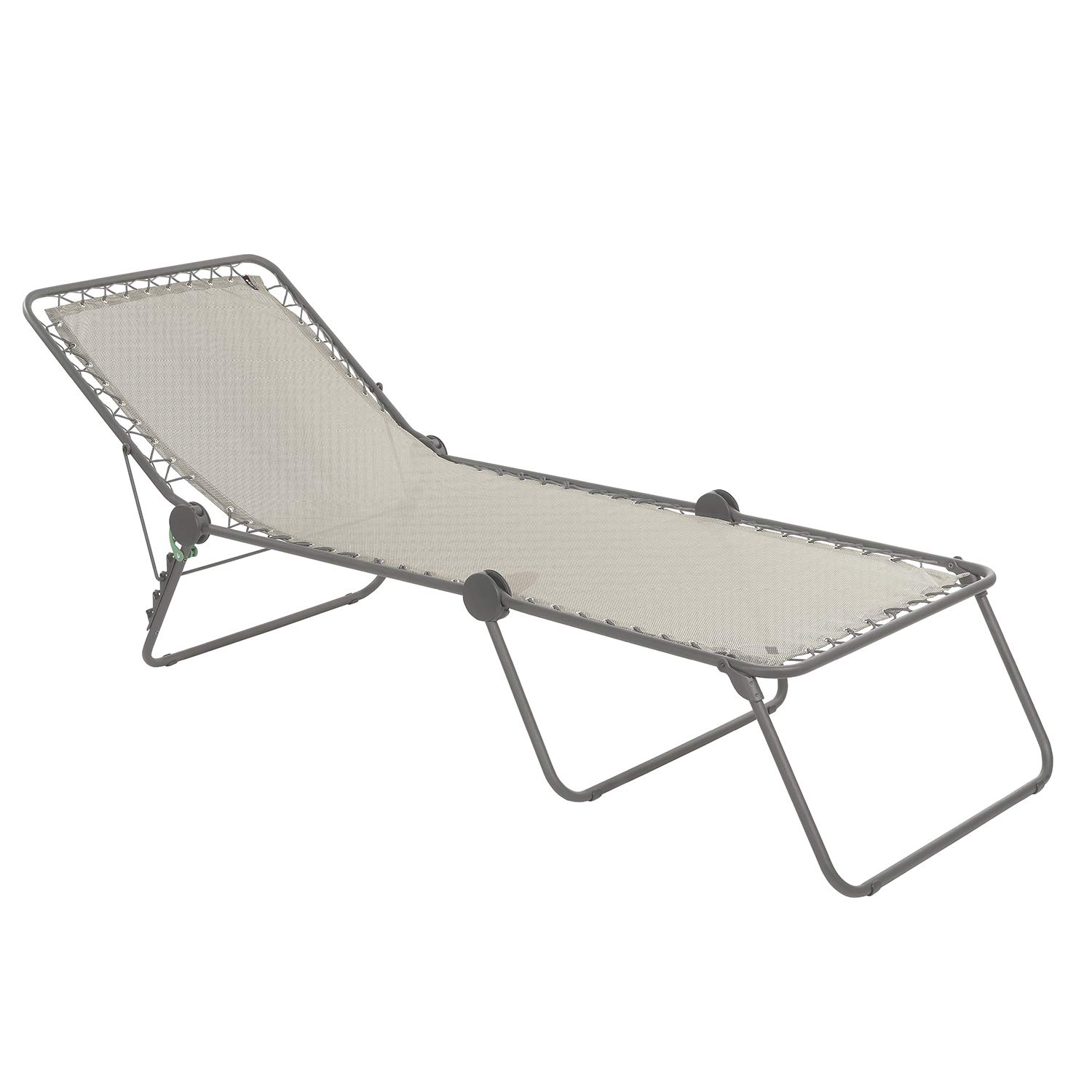Lafuma LFM2293-8548 Siesta Sun Bed, Rye, 201 x 70 x 91 cm