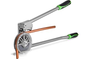 Antstone 5/8” OD Tubing Bender Roller Type Pipe Bender 180° HVAC Copper Aluminum Tube Bending Tool for Air Conditioning Refrigeration Repair