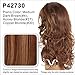 Vivica A. Fox GOLDIE-V New Futura Fiber, Deep Lace Front Wig in Color P42730 18 Inch (Pack of 1)