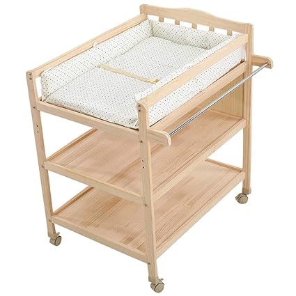 wicker changing table