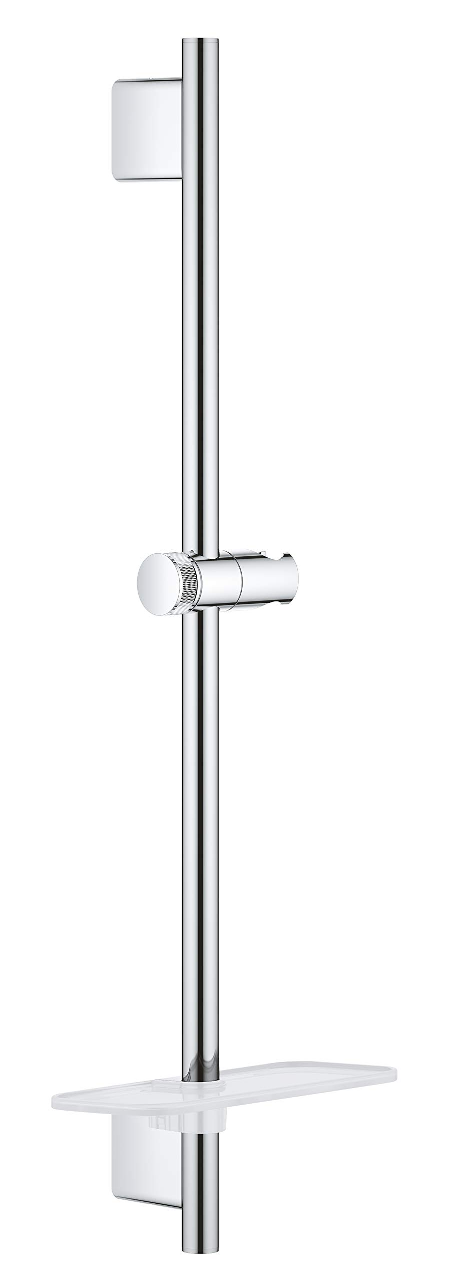 GROHE Rainshower Smartactive 600mm Shower Rail with Shelf Easy to Fit with Chrome Finish Made in Germany 26602000