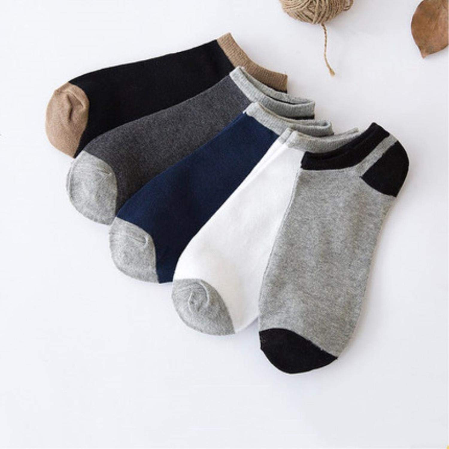 Men Boat Socks,IEnkidu Boys Casual Non Slip Breathable Comfortable Invisible Casual Socks