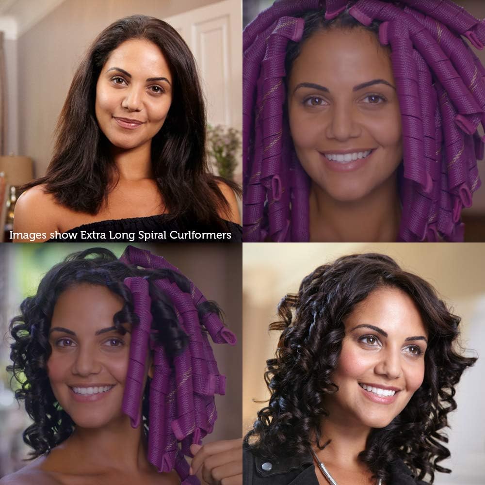 Curlformers Deluxe Range Styling Kit Spiral Curls For Super Long