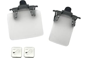 XII WANG YE XII WY 2 Packs International Standard Shooting Glasses Blinders Occluder Clip Patch Eye Mask Archery Aim Assistance